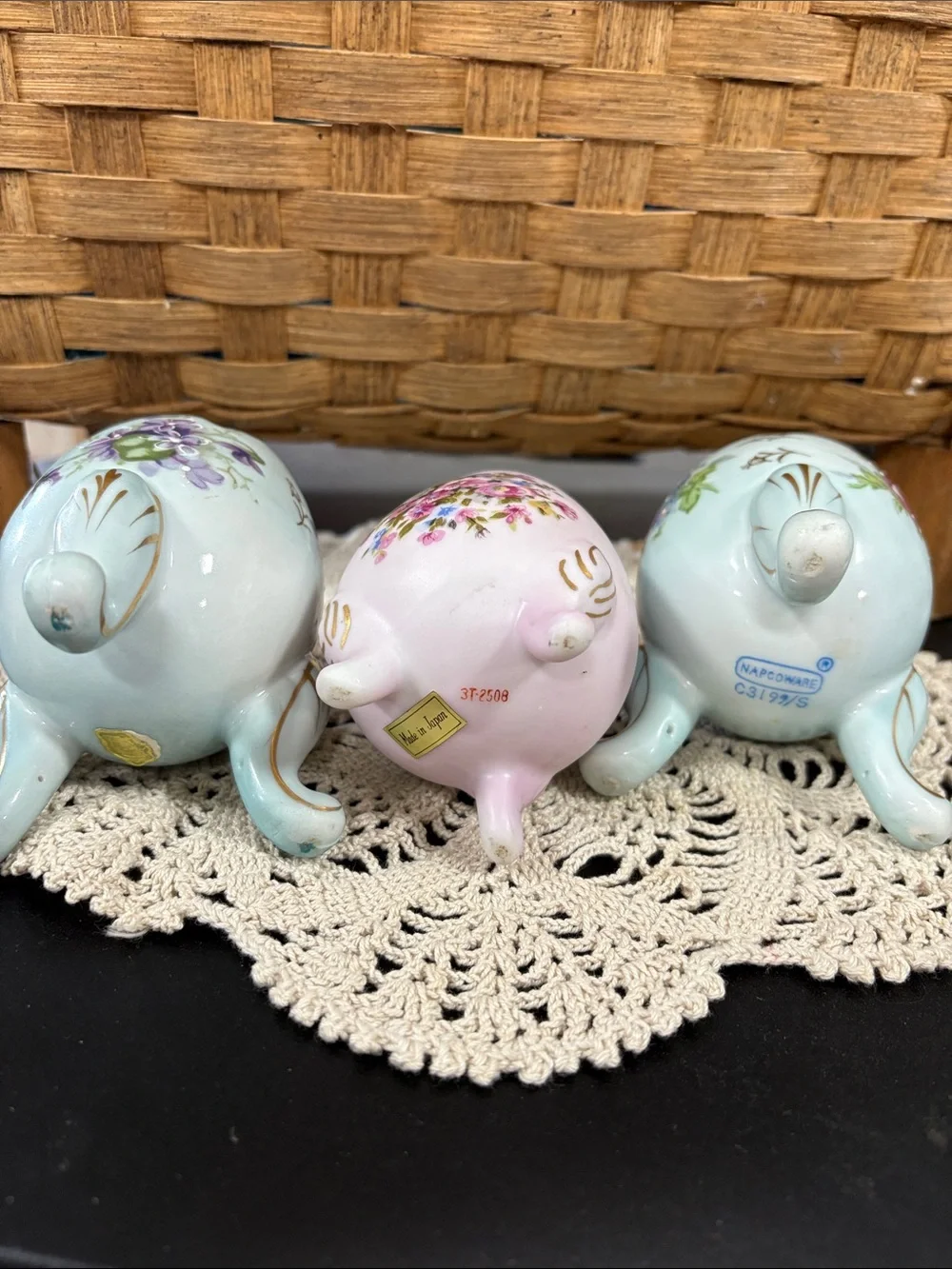 Vintage Egg Cup Vases